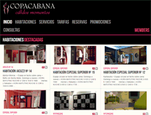 Tablet Screenshot of hotelcopacabana.com.uy